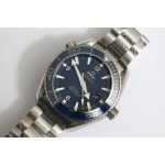 PLANET OCEAN 42MM Titanium 1:1 Best Edition Blue Dial On Ti Bracelet A8500 BP