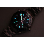 PLANET OCEAN 42MM Titanium 1:1 Best Edition Blue Dial On Ti Bracelet A8500 BP