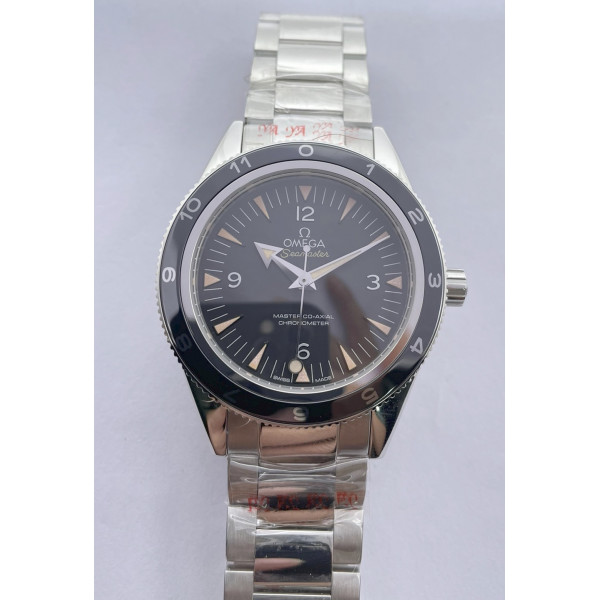 Seamaster Black Dial SS Case And Bracelet  OMF A2824 Mod