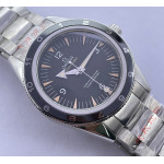 Seamaster Black Dial SS Case And Bracelet  OMF A2824 Mod