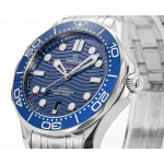 Seamaster Diver 300M 1:1 Best Edition Bllue Ceramic Bezel Blue Dial Bracelet EWE A8800