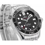 Seamaster Diver 300M 1:1 Best Edition Black Ceramic Bezel Black Dial Bracelet EWE A8800