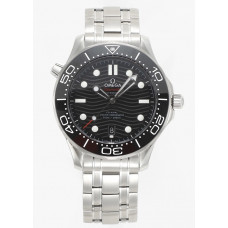 Seamaster Diver 300M 1:1 Best Edition Black Ceramic Bezel Black Dial Bracelet VSF A8800