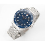 Seamaster Diver 300M 1:1 Best Edition Blue Ceramic Bezel Blue Dial Bracelet VSF A8800