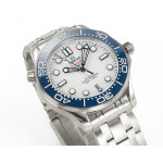 Seamaster Diver 300M Tokyo 2020 1:1 Best Edition Blue Ceramic Bezel White Dial Bracelet VSF A8800