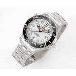 Seamaster Diver 300M 1:1 Best Edition Black Ceramic Bezel White Dial Bracelet VSF A8800