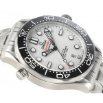 Seamaster Diver 300M 1:1 Best Edition Black Ceramic Bezel White Dial Bracelet VSF A8800