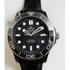 Seamaster 300m Ceramic Diver Black Dial Rubber Strap VSF Asia 8806