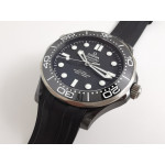 Seamaster 300m Ceramic Diver Black Dial Rubber Strap VSF Asia 8806