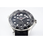 Seamaster Diver 300M 1:1 Best Edition Black Ceramic Bezel Black Dial Rubber Strap ZF A8800