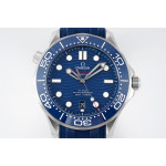 Seamaster Diver 300M 1:1 Best Edition Blue Ceramic Bezel Blue Dial Rubber Strap ZF A8800