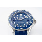 Seamaster Diver 300M 1:1 Best Edition Blue Ceramic Bezel Blue Dial Rubber Strap ZF A8800