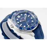 Seamaster Diver 300M 1:1 Best Edition Blue Ceramic Bezel Blue Dial Rubber Strap ZF A8800