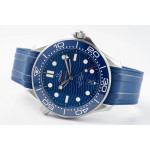 Seamaster Diver 300M 1:1 Best Edition Blue Ceramic Bezel Blue Dial Rubber Strap ZF A8800