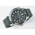 Seamaster Diver 300M 1:1 Best Edition Green Ceramic Bezel Green Dial Rubber Strap ZF A8800