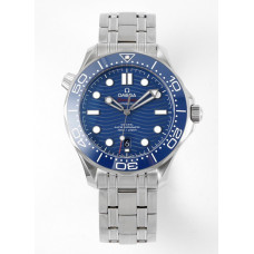 Seamaster Diver 300M 1:1 Best Edition Blue Ceramic Bezel Blue Dial Bracelet ZF A8800