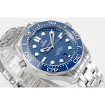 Seamaster Diver 300M 1:1 Best Edition Blue Ceramic Bezel Blue Dial Bracelet ZF A8800