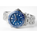 Seamaster Diver 300M 1:1 Best Edition Blue Ceramic Bezel Blue Dial Bracelet ZF A8800