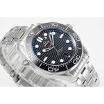 Seamaster Diver 300M 1:1 Best Edition Black Ceramic Bezel Black Dial Bracelet ZF A8800