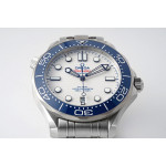 Seamaster Diver 300M 1:1 Best Edition Blue Ceramic Bezel White Dial Bracelet ZF A8800