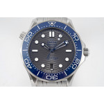 Seamaster Diver 300M 1:1 Best Edition Blue Ceramic Grey Dial Bracelet ZF A8800