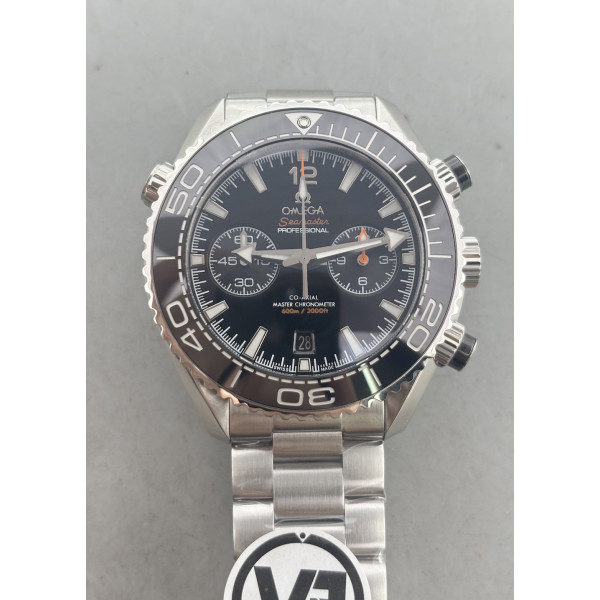 Seamaster 600m Chrono SS 1:1 Best Edition Black Dial on SS Bracelet VRF A9900