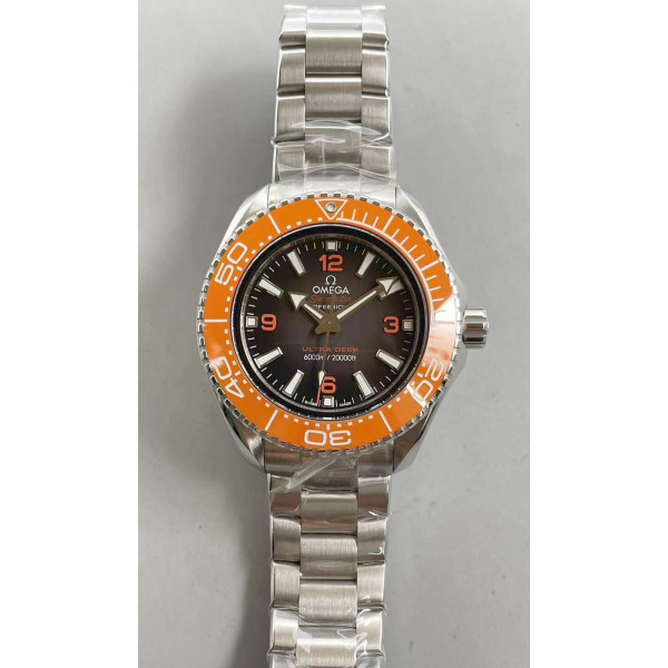 Seamaster ULTRA DEEP 6000M SS 1:1 Best Edition Orange Bezel Grey Dial SS Bracelet SBF A8912