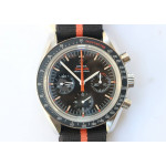 Speedmaster Speedy Tuesday 2 ‘Ultraman’ Best Edition on Nato Strap Manual Winding Chrono Movement OMF