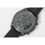 Speedmaster "Dark Side of The Moon" Real Ceramic 1:1 Best Edition on Nylon Strap A9300 OMF