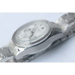 Speedmaster '57 Co-Axial 1:1 Best Edition White Dial on SS Bracelet A9300 (Black Balance Wheel) OMF