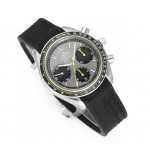 Speedmaster Racing Chrono 40mm SS/SS Black&Blue&Grey Dials Rubber Strap HRF C3330