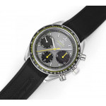 Speedmaster Racing Chrono 40mm SS/SS Black&Blue&Grey Dials Rubber Strap HRF C3330