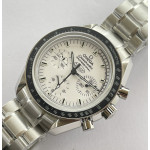 Speedmaster SS Snoopy 1:1 Best Edition White Dial Bracelet Manual Winding Chrono Movement OMF