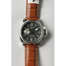 PAM088 R Luminor GMT 44mm 1:1 Best Edition Brown Leather Strap P.9001 Super Clone VSF