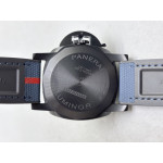 PAM 1408 Quaranta BiTempo Luna Rossa 40mm DLC Blue Rubber Strap VSF P900 PAM 1408 Quaranta BiTempo Luna Rossa 40mm DLC Blue Rubber Strap VSF P900