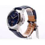 PAM1033 Luminor GMT 44mm SS Blue dial Leather Strap VSF P9011