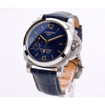 PAM1033 Luminor GMT 44mm SS Blue dial Leather Strap VSF P9011