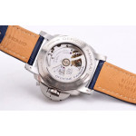 PAM1033 Luminor GMT 44mm SS Blue dial Leather Strap VSF P9011