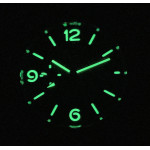 PAM1056 V GMT 1:1 Best Edition Green Dial Black Leather Strap P.9011 Super Clone VSF