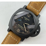 PAM1441 Luminor 3 Days GMT 44mm Leather VSF P9010