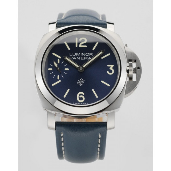 PAM 1085 SS 1:1 Best Edition Blue Leather Strap A6497 HWF