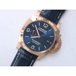 PAM 1112 V GMT RG 1:1 Best Edition Blue Dial on Blue Leather Strap P.9010 Super Clone VSF