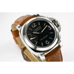 PAM 111 SS 1:1 Best Edition Brown Leather Strap Strap A6497 HWF