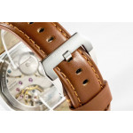 PAM 111 SS 1:1 Best Edition Brown Leather Strap Strap A6497 HWF