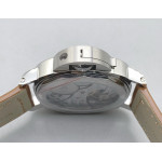 PAM 113 SS 1:1 Best Edition White Dial Brown Leather Strap Strap A6497 HWF