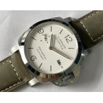 PAM 1314  1:1 Best Edition White Dial Gray Asso Strap P.9010 Clone VSF