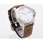 PAM1394 Luminor Marina 42mm Best Edition White Dial on Brown Asso Strap P.9010 Clone VSF