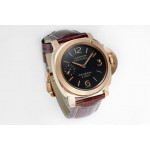 PAM 511 RG 1:1 Best Edition Brown Leather Strap Strap P5000 HWF