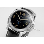 PAM 634 SS  1:1 Best Edition Black Leather Strap Strap A6497 HWF