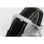 PAM 634 SS  1:1 Best Edition Black Leather Strap Strap A6497 HWF